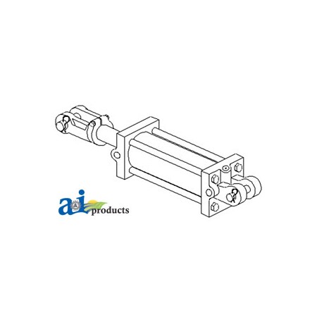 A & I Products Cross Dbl Acting Cylinder 4.3" x4.4" x23.4" A-208DU
